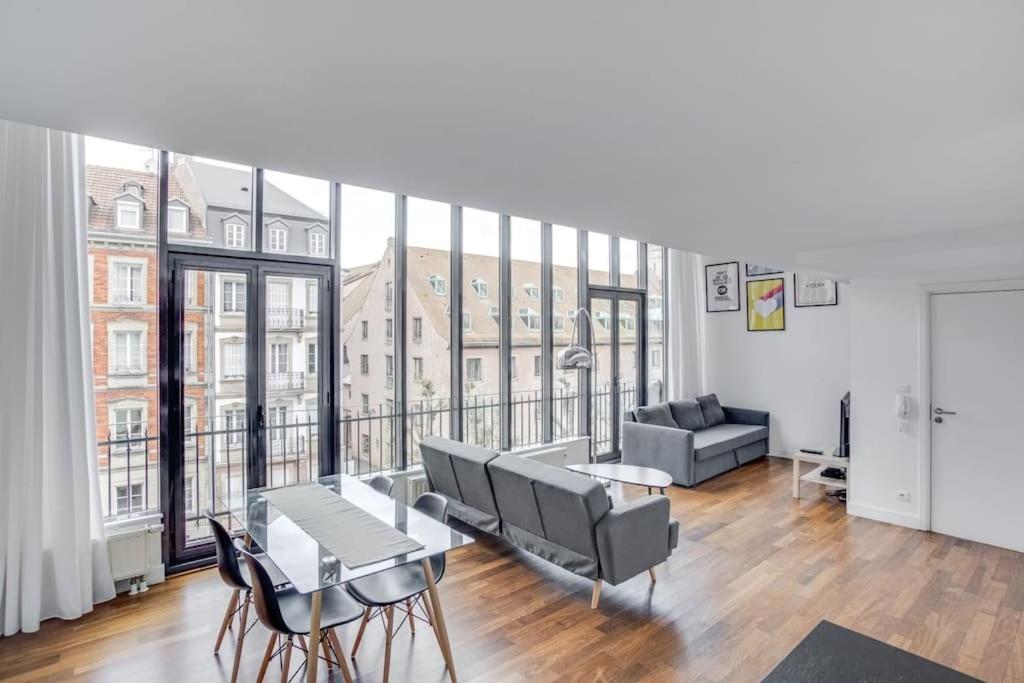 Апартаменты Le Loft Des Lumieres - Superbe Loft Lumineux Au Coeur De La Krutenau Страсбург Экстерьер фото